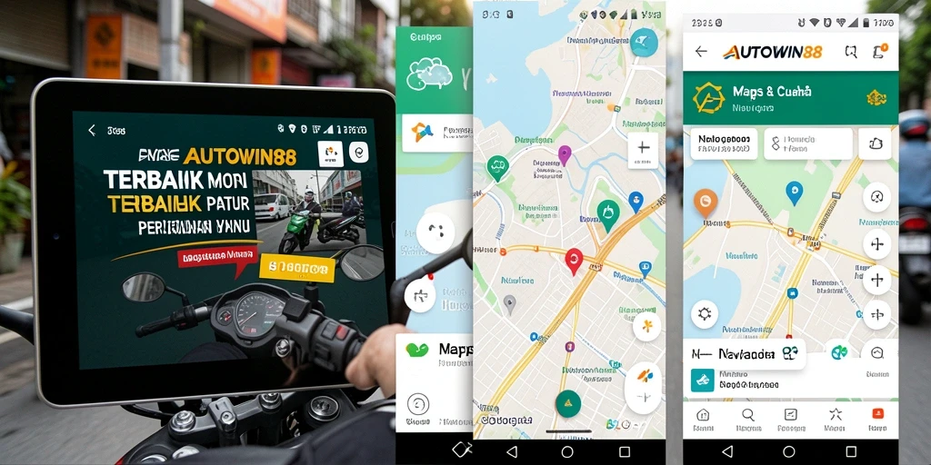 Antarmuka aplikasi AUTOWIN88 yang memudahkan navigasi motor.