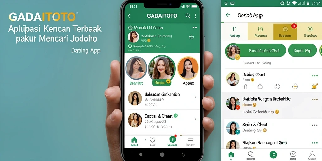 Tampilan antarmuka GADAITOTO yang modern dan stylish.