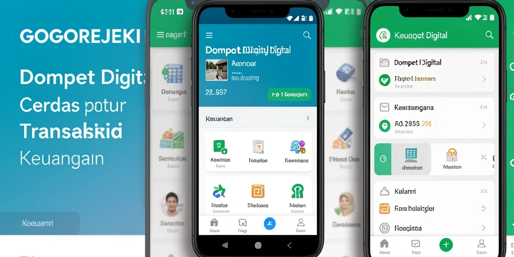 Tampilan antarmuka GOGOREJEKI yang user-friendly dan modern.