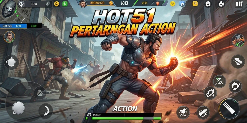 Tampilan atraktif dan gameplay action yang dinamis.
