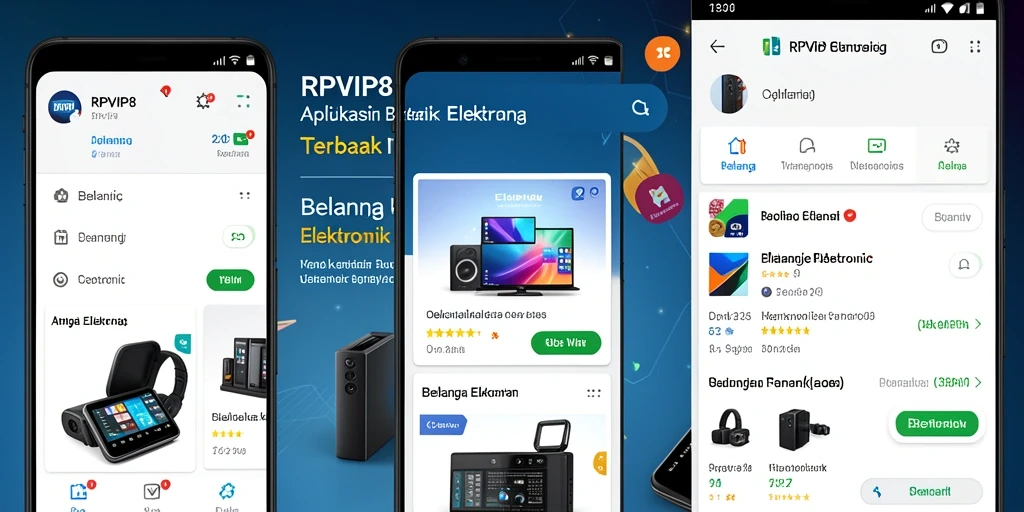Tampilan antarmuka RPVIP8 yang modern dan intuitif.
