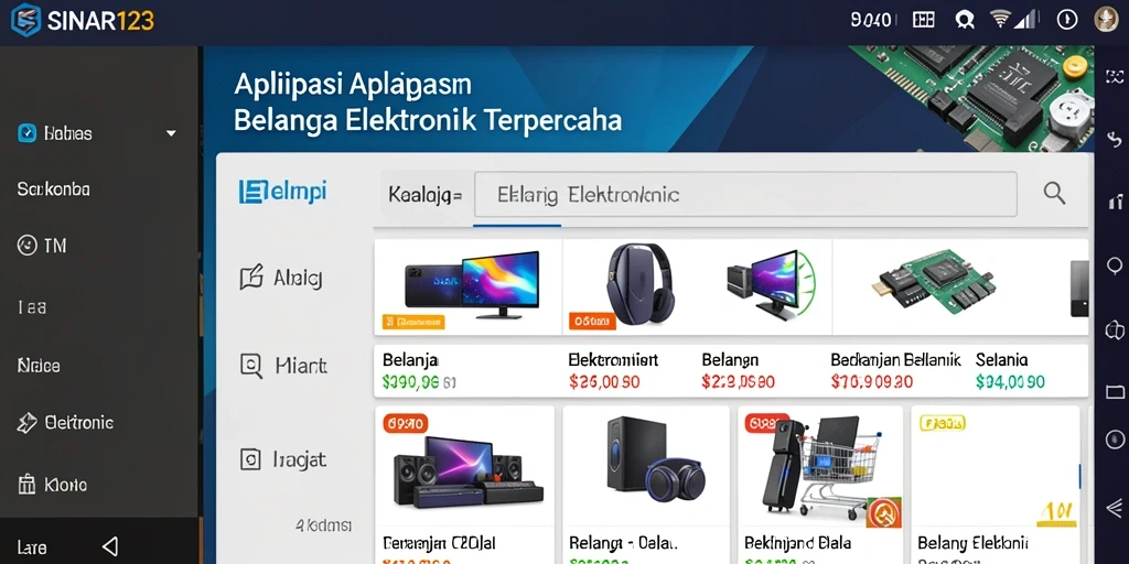 Tampilan antarmuka SINAR123 yang bersih dan fungsional.