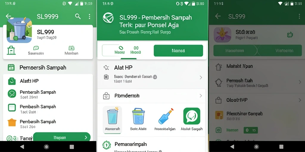 Tampilan antarmuka SL999 yang bersih dan mudah digunakan.