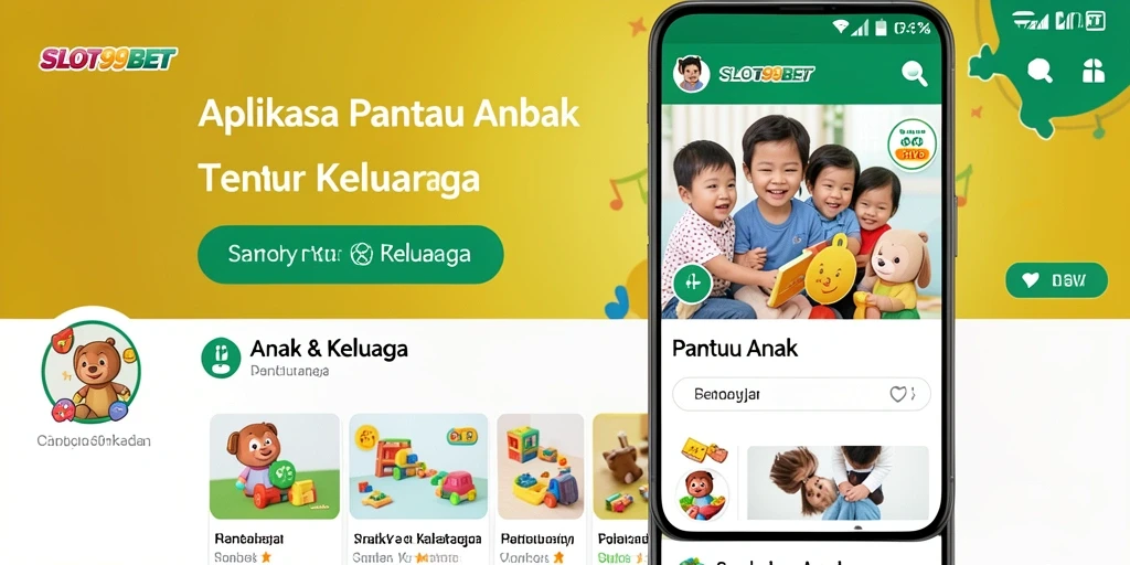Antarmuka SLOT99BET yang intuitif untuk memantau anak.