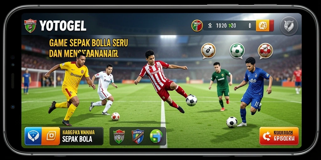 Tampilan antarmuka YOTOGEL menampilkan fitur menarik dalam permainan Sepak Bola.
